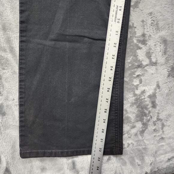 Bandolino Blu Jeans Womens 14 Black High Rise Flare Leg Stretch Denim Casual Y2K - Picture 11 of 13